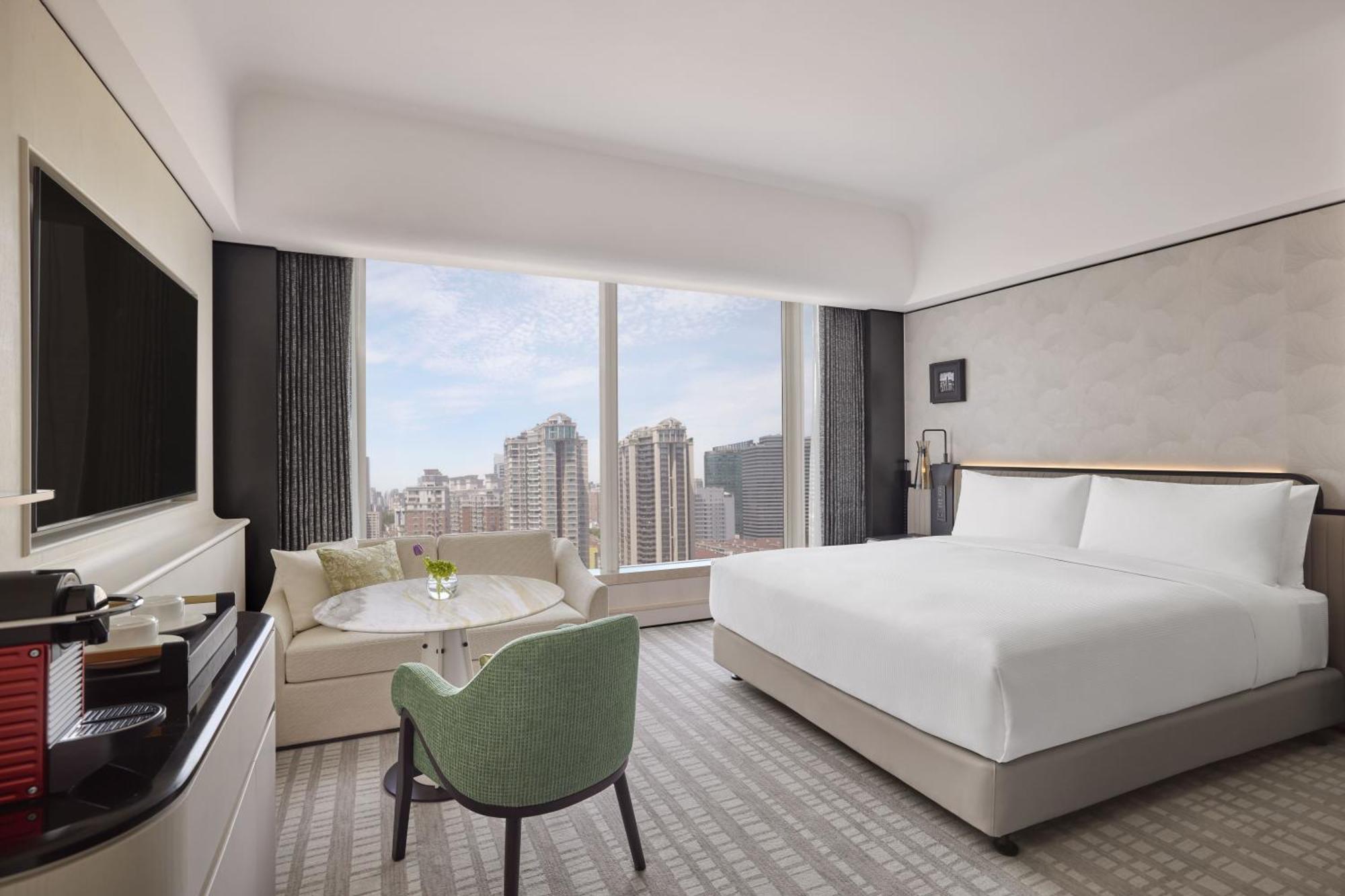 Hilton Shanghai City Center -Steps From Iconic Landmarks Wukang Mansion And Jing'An Temple Kamer foto